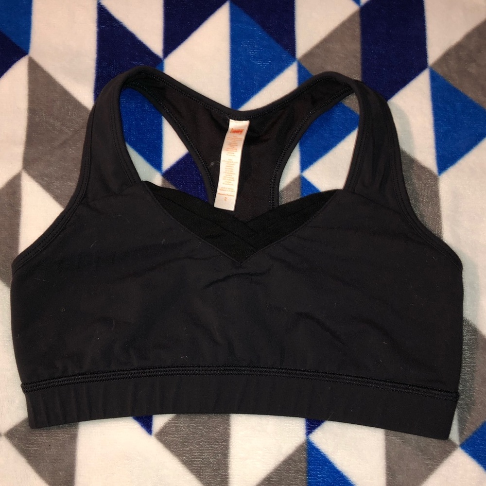 Black Sports Bra